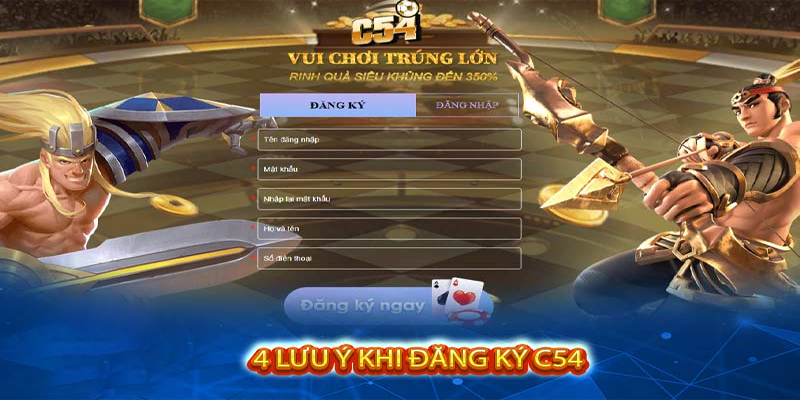 4 lưu ý khi đăng ký C54 là gì?4 lưu ý khi đăng ký C54 là gì?