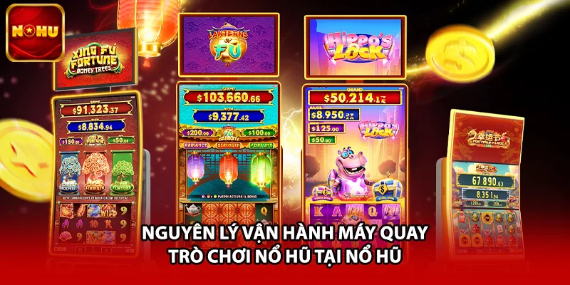 Nguyên lý vận hành máy quay trò chơi nổ hũ tại Nổ Hũ